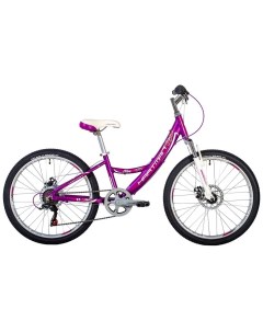 Велосипед 24 Alba PRO Disk Basis рама 12 5 Фиолетово сиреневый Hartman