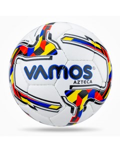 Мяч футбольный AZTECA 3 тренировочный бело черно красный Vamos