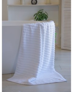 Набор из 2 полотенец Wave цвет белый 50х90 см 70х140 см Eleganta