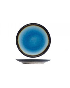 Тарелка d 27 см h 2 5 см цвет голубой FERVIDO Cosy&trendy
