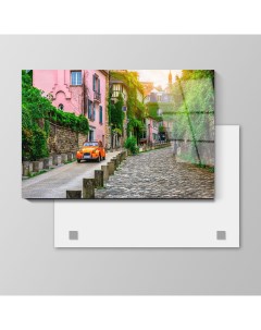 Картина Итальянская улочка 90х135 см на стекле 124917625 Nobrand