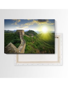 Картина Великая Китайская стена 50х75 см на холсте 375609847 Nobrand