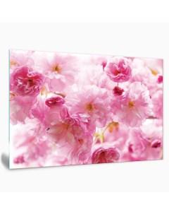 Картина на стекле Розовые цветы AG 50 17 50х70 см Postermarket