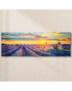 Картина на стекле Лавандовое поле AG 33 17 33х95 см Postermarket