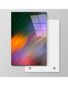Картина Цветной блюр 135х90 см на стекле 327114600 Nobrand