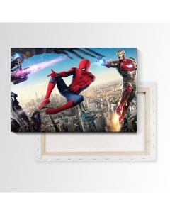 Картина Человек паук 50х75 см на холсте 148435740 Nobrand