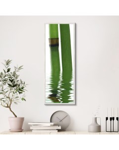 Картина на стену для интерьера в раме Бамбук в воде Графис