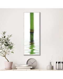 Картина на стену в раме Бамбук в воде I 28х73 см AC 7664 A Графис