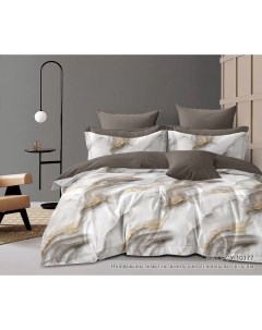 Комплект постельного белья Satine евро сатин в ассортименте Avrora texdesign