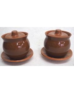 Набор горшков для запекания 500мл 2шт Кунгурская керамика
