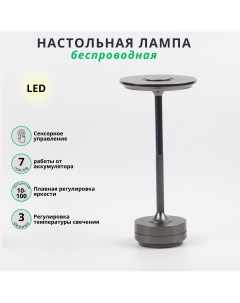 Беспроводная настольная лампа светодиодная с аккумулятором 3000 6500К Fedotov