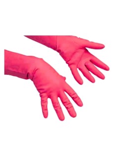 Перчатки для уборки Professional многоцелевые красные резиновые XL Vileda
