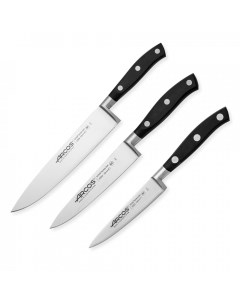 Набор кухонных ножей 3 штуки 10 см 15 см 20 см Riviera Arcos