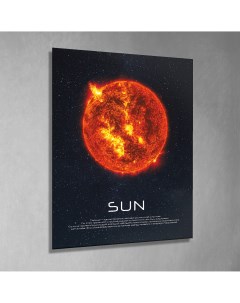 Картина на стекле Солнце AG 40 261 40х50 см Postermarket