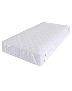 Наматрасник топпер Cotton 195x220 на резинках на матрас высотой до 25 см Clever-mattress