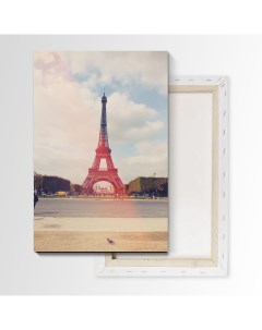 Картина Эйфелева башня Париж 105х70 см на холсте 799314835 Nobrand