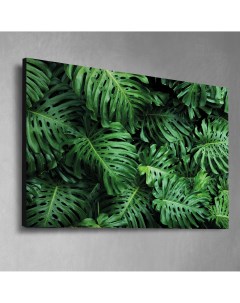 Картина декопанно Тропическиек листья 40х50 см Postermarket