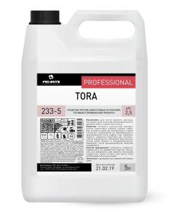 Моющее средство Tora для туалетов ванных и душевых 5 л Pro-brite
