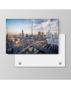 Картина БурджхХалифа Дубай 50х75 см на стекле 349590141 Nobrand