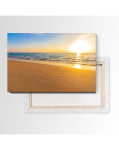 Картина Пляж 70х105 см на холсте 285425466 Nobrand