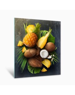 Картина на стекле Тропические фрукты AG 40х50 см Postermarket