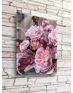 Картина на стекле Букет цветов AG 40 236 40х50 см Postermarket