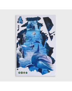 Наклейка 3Д интерьерная Море 90 60см Nobrand