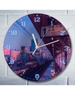Настенные часы УФ эстетика япония 7210 Бруталити