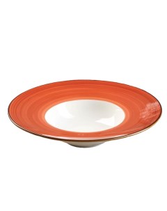 Тарелка для пасты Сапфир d 24 см цвет оранжевый Nobrand