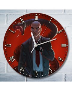 Настенные часы УФ игры Hitman 3 4998 Бруталити