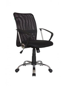 Кресло офисное 8075 черная ткань черная сетка Riva chair