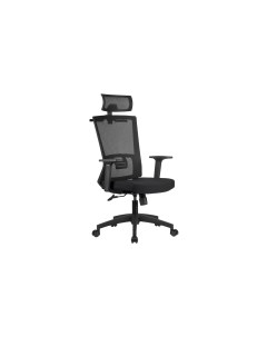 Кресло для руководителя Рива Чейр RCH A926 Ткань черная сетка черная Riva chair