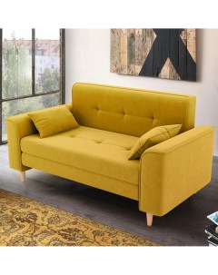Раскладной диван Алито Твист 120х200 желтый Фабрика мебели алито