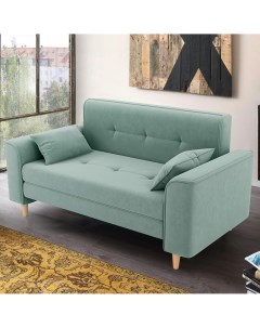 Раскладной диван Алито Твист 120х200 мятно голубой Фабрика мебели алито
