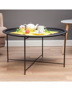 Кофейный столик Юпитер YS 8375L черный 75х42 см Nobrand