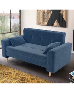 Раскладной диван Алито Твист 120х200 синий Фабрика мебели алито