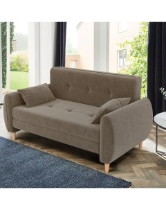 Раскладной диван Алито Твикс 120х200 бежево коричневый Фабрика мебели алито