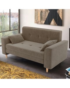 Раскладной диван Алито Твист 120х200 бежево коричневый Фабрика мебели алито
