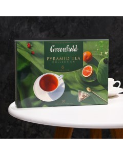 Чай Pyramid Tea Collection 6 вкусов ассорти 56 г Greenfield