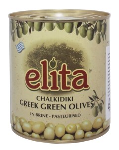 Греческие оливки с косточкой S S Mammouth 91 100 850мл ж б Греция Elita