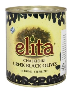 Греческие маслины с косточкой S Mammouth 91 100 850мл ж б Греция Elita