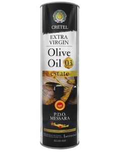 Масло оливковое СRETEL ESTATE EVOO AC 0 3 ж б 1000мл Cretel