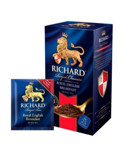 Чай Royal English Breakfast черн 25x2г сашет 13952 Richard