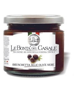 Брускетта из маслин 180г Le bonta del casale