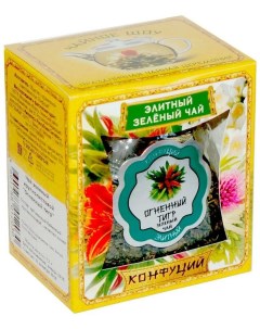 Чай зеленый микс Огненный тигр 72 г Конфуций