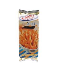 Хлебные палочки Cansi Flutes Fromage Emmental 125 г Cansimag france