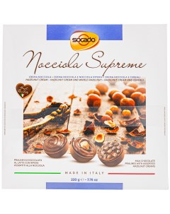 Шоколадные конфеты Nocciola Supreme ассорти 220 г Socado