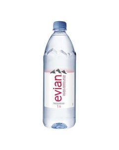 Вода минеральная негазированная 1 л Evian