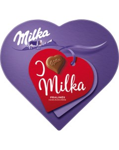 Шоколадные конфеты I LOVE Весна Молочный шоколад Ассорти Коробка 44гр Milka