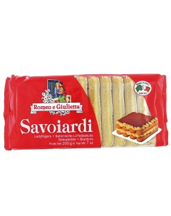 Печенье сахарное Савоярди для приготовления тирамису 200г Romeo e giulietta